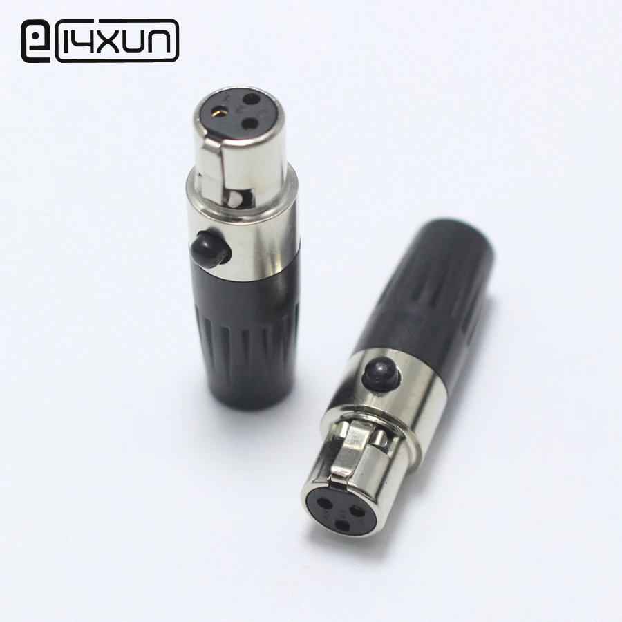 1pcs Mini XLR 3 pin Female jack Audio Microphone Chassis Mount XLR Self