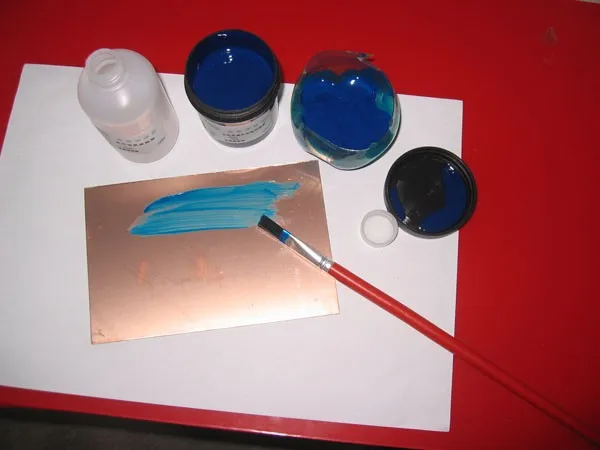 Photoresist анти-травление синие чернила краски для DIY PCB сухая пленка Замена 1 бутылка