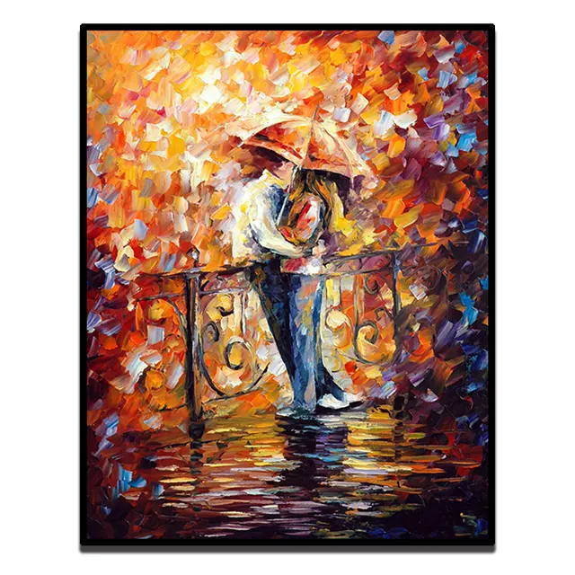 Moderne Messer Malerei Drucke Auf Leinwand Romantische Paar Leidenschaftlich Liebhaber Wand Kunst Bild Fur Wohnzimmer Schlafzimmer Wand Wohnkultur Painting Calligraphy Aliexpress
