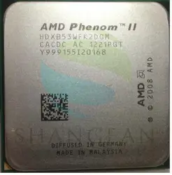 AMD Phenom II X2 B53 X2 B53 2,8 ГГц двухъядерный процессор Процессор процессор HDXB53WFK2DGM 80 Вт Разъем AM3 938pin