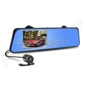 Горячая Распродажа 6000C Автомобильная зеркальная камера заднего вида видео цифровой видеорегистратор для автомобиля двойной объектив Full HD 1080 P видеокамера Dash Cam G-Senor ночного видения