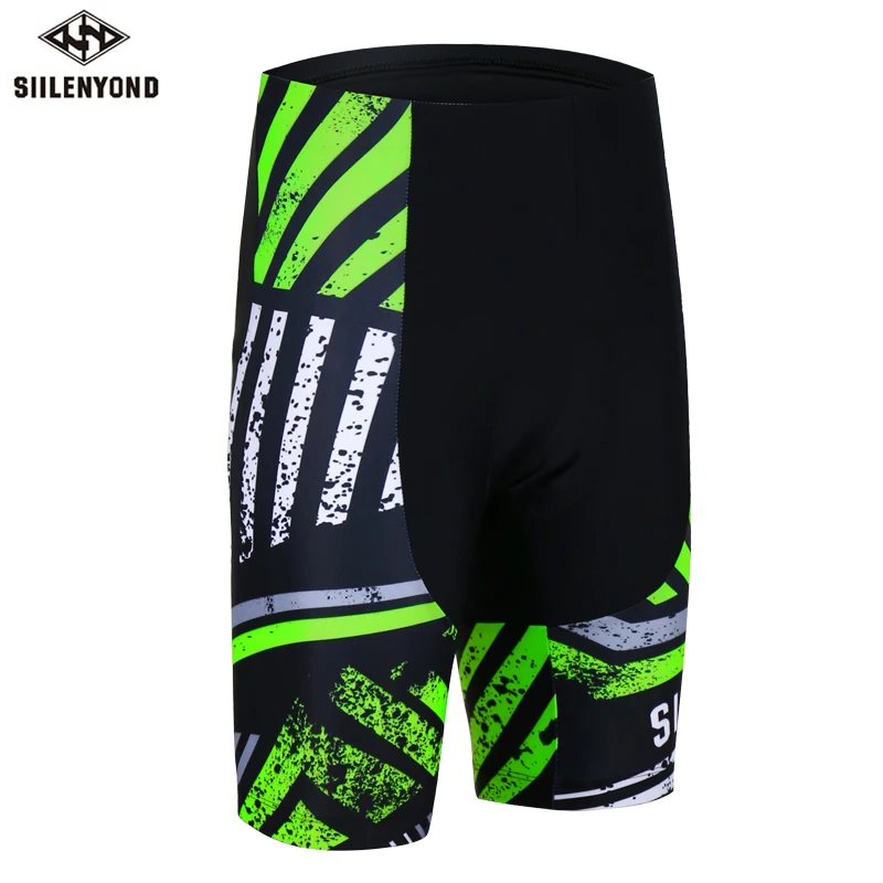 Cycling Shorts Siilenyond ударопрочный дышащий Pro удобные велосипедные шорты с велосипедными шортами MTB горные летние Coolmax 3D гелевые шорты для мужчин - Цвет: Cycling Shorts