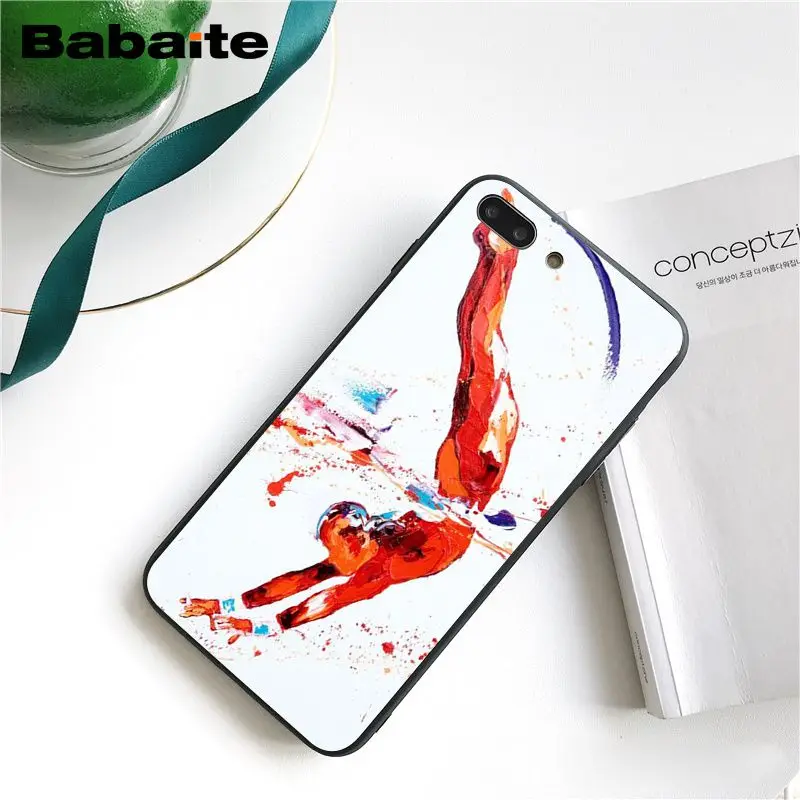 painting Color ribbon gymnastics movement
