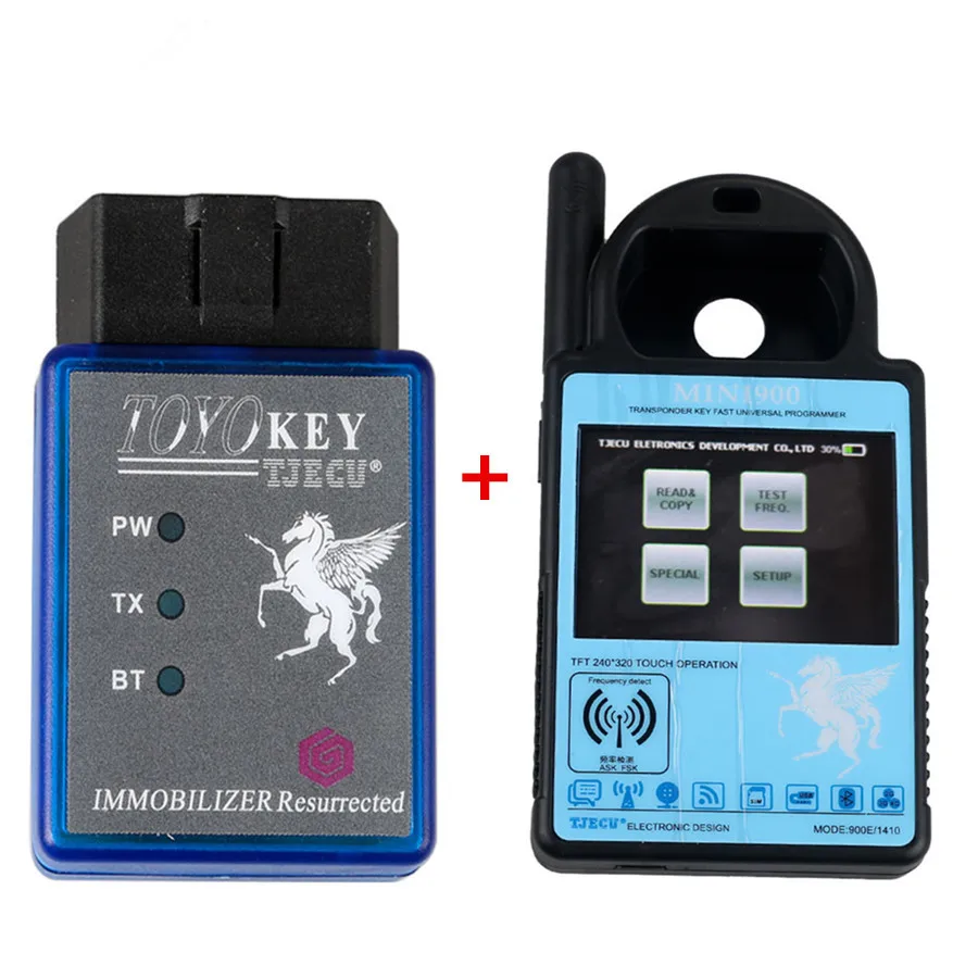 TJECU TOYO KEY OBD II PRO поддержка всех ключей для Toyota G & H Plus ND900 мини транспондер