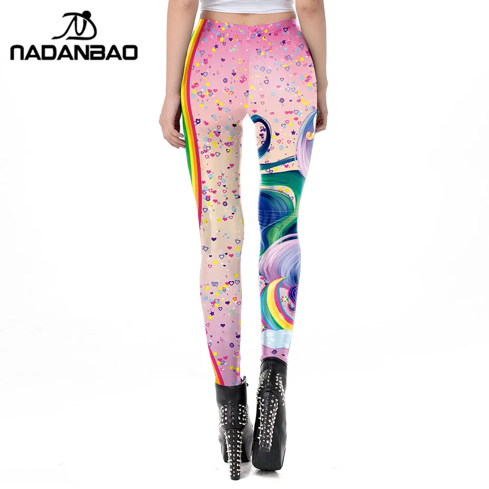 NADANBAO 2019 غالاكسي النساء طماق Kawaii يونيكورن 3D المطبوعة تجريب الإناث Leggin اللياقة البدنية يغطي الرجل زائد حجم Leggins نحيل الجنس