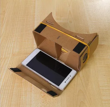 

500pc DIY Google Cardboard VR 3D VR Glasses Virtual Reality Goggles paper box for mobilephone