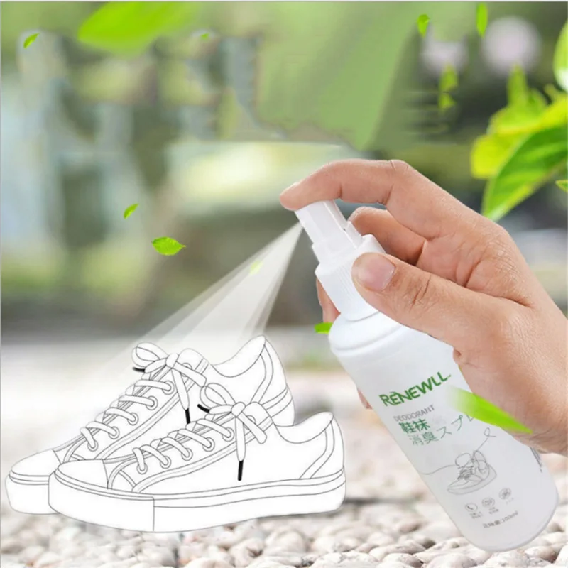 100ml Shoe Socks Foot Deodorant Odor Spray Eliminates Odor Anti Bacterial Anti-fungal Shoes Refresher Deodorant