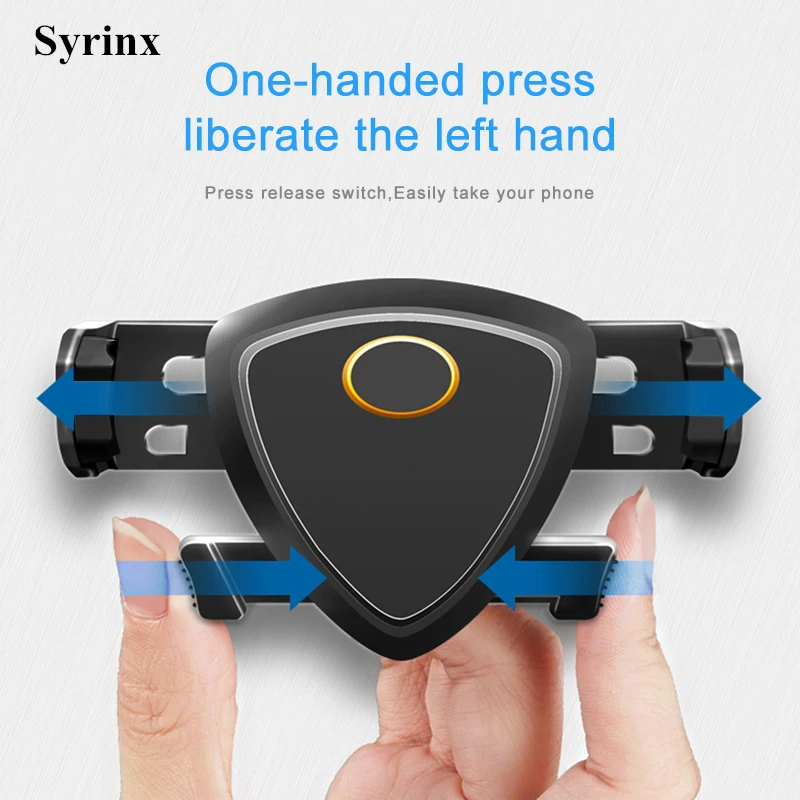 

Holder for Phone In Car for Iphone X XS Xr 6 Xiaomi Phone Stand Mobile Support In Car Mount Air Vent Universal Smartphone Holder