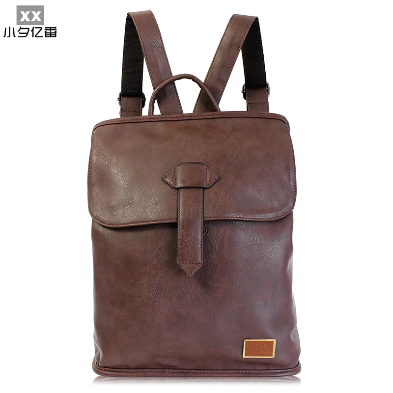 

2016 Designer Leather Men Backpack Travel Bag for Women Large Capacity Laptop Bag Male School Backpacks Rucksack Knapsack A0162