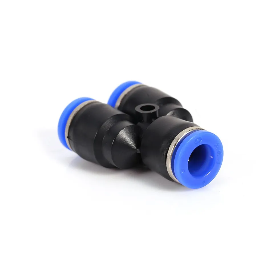 

5 Pcs/Lot Y Union Pipe Fitting Straight Quick Connector Pneumatic Components Fittings 6/8/10/12mm Optional