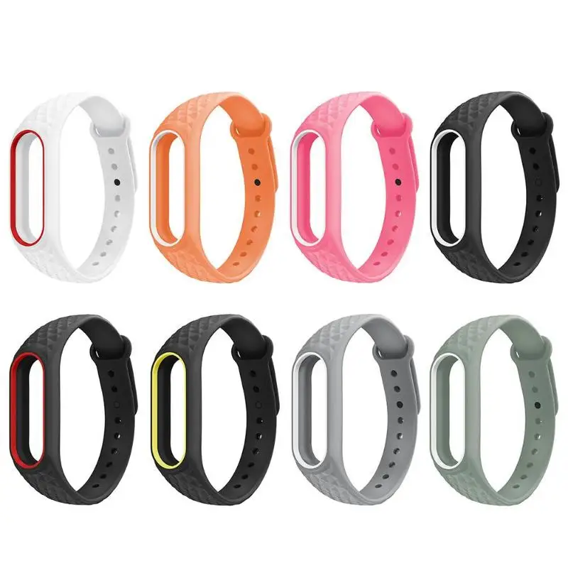 Ремешок ALLOYSEED для Xiaomi Mi Band 2 мягкий силиконовый сменный Браслет из ТПУ mi band
