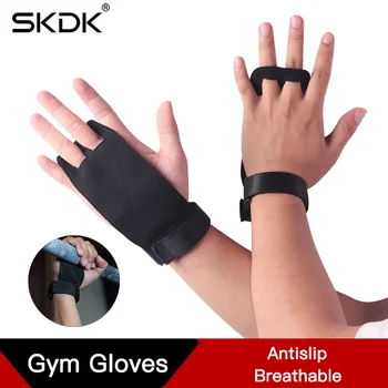 

SKDK Gym Hand Palm Protector Gloves Crossfit Gloves Grips Fitness Training Weight Lifting Gloves Support Sports Gymnastics Grips