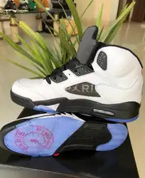 Jordan 5 OG черные металлические серебряные PSG bred Мужские баскетбольные туфли красные синие замшевые спортивные кроссовки обувь eur 41-47