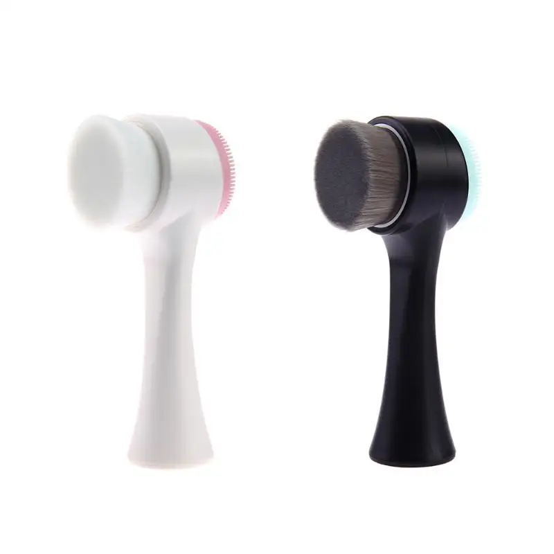 Silicone wash face brush Double Sides Facial Pore Cleanser Body