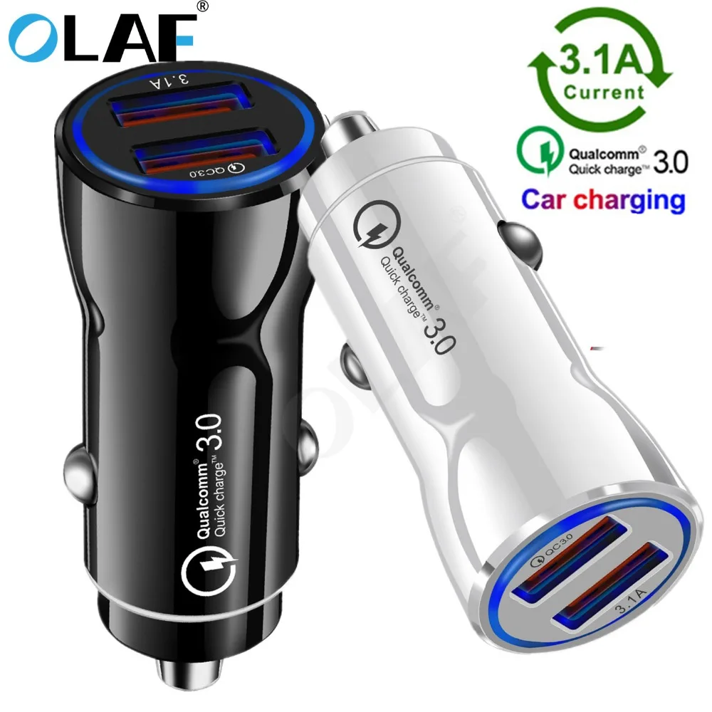 أولاف الهاتف المحمول usb شاحن سيارة سريعة تهمة 3.0 2.0 النايلون مضفر سريع شحن الكابلات مايكرو شاحن يو اس بي الروبوت الهاتف الحبل