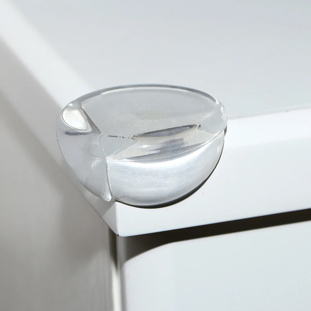 

20pcs/lot Soft Baby Children Infant Protecting Table Edge Guards Spherical Transparent Silicone Furniture Corner Anti-Collision