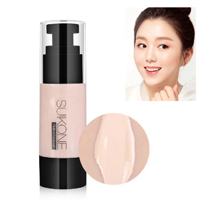 Face Foundation Cream Makeup Concealer Whitening Natural Mineral Base