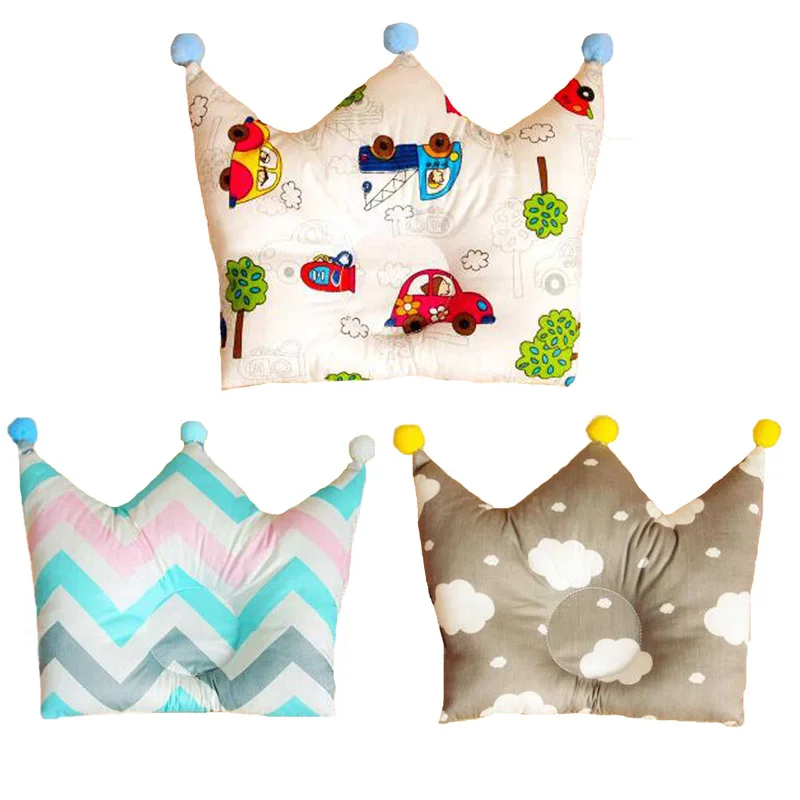 3pcs/set Newborn Baby Pillow 100 Cotton Nursing Pillows Baby Shaping