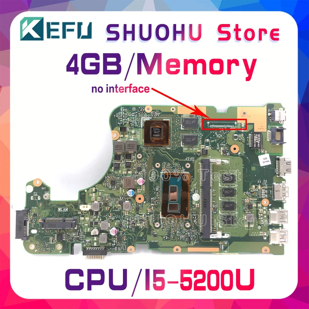 KEFU для ASUS X555LD X555LP X555LJ X555LDB X555LB X555LN X555LF X555L I5 материнская плата ноутбука