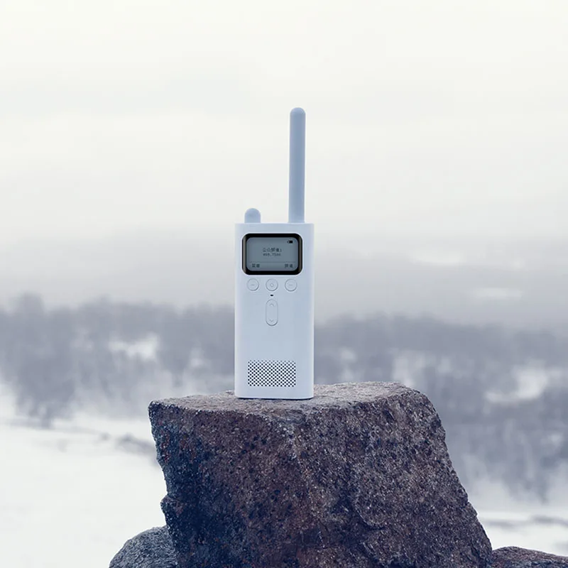 Оригинальная рация Xiaomi Mijia Walkie Talkie 8 Days Standby Bluetooth 4 0 с FM радио гарнитура разговор