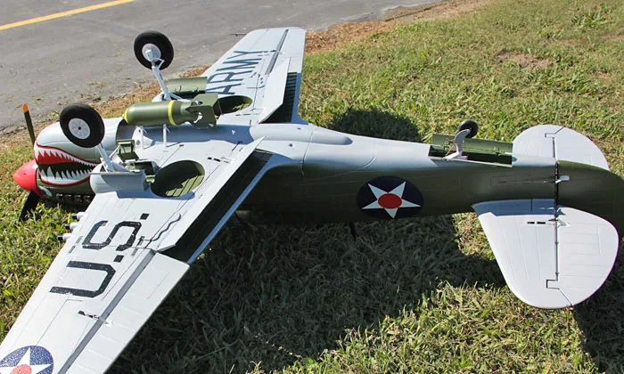 Большой масштаб Пены rc Самолеты P40 ARF Warhawk