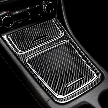 

Carbon Fiber Car Center Control Panel Frame Covers Decor Car Stickers For Mercedes Benz A Class CLA GLA 2013-2018 Accessories