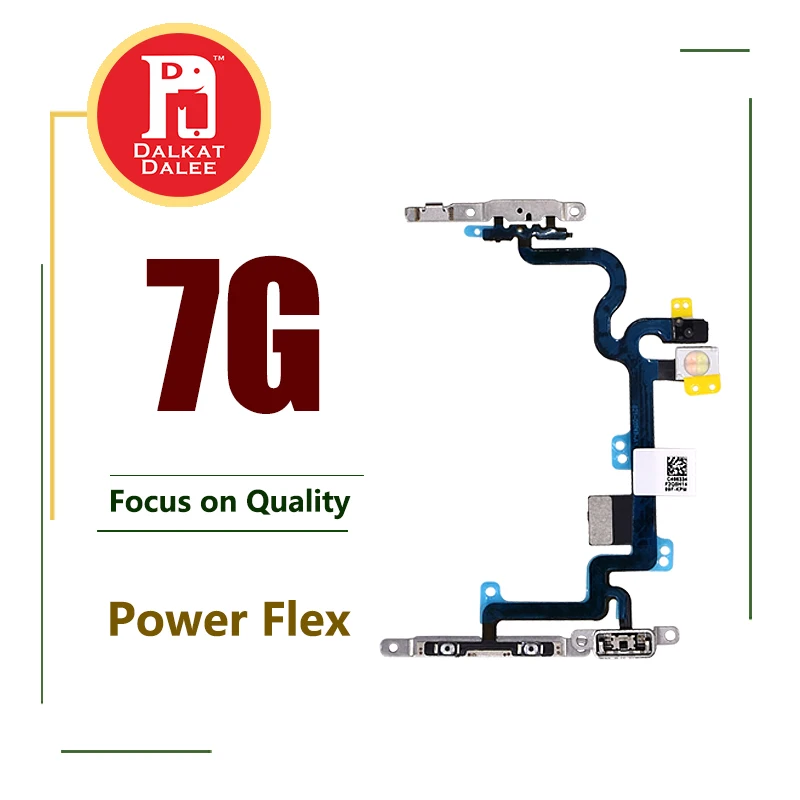 Power Volume Flex Cable for iPhone 7 7G Switch Control Light Flash