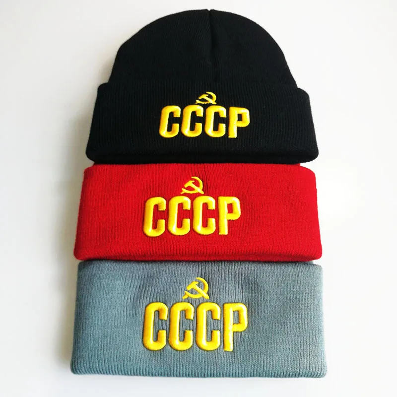 Бейсбольная кепка CCCP в русском стиле, зимняя теплая Кепка, красная бейсболка с Золотой 3D вышивкой для мужчин и женщин
