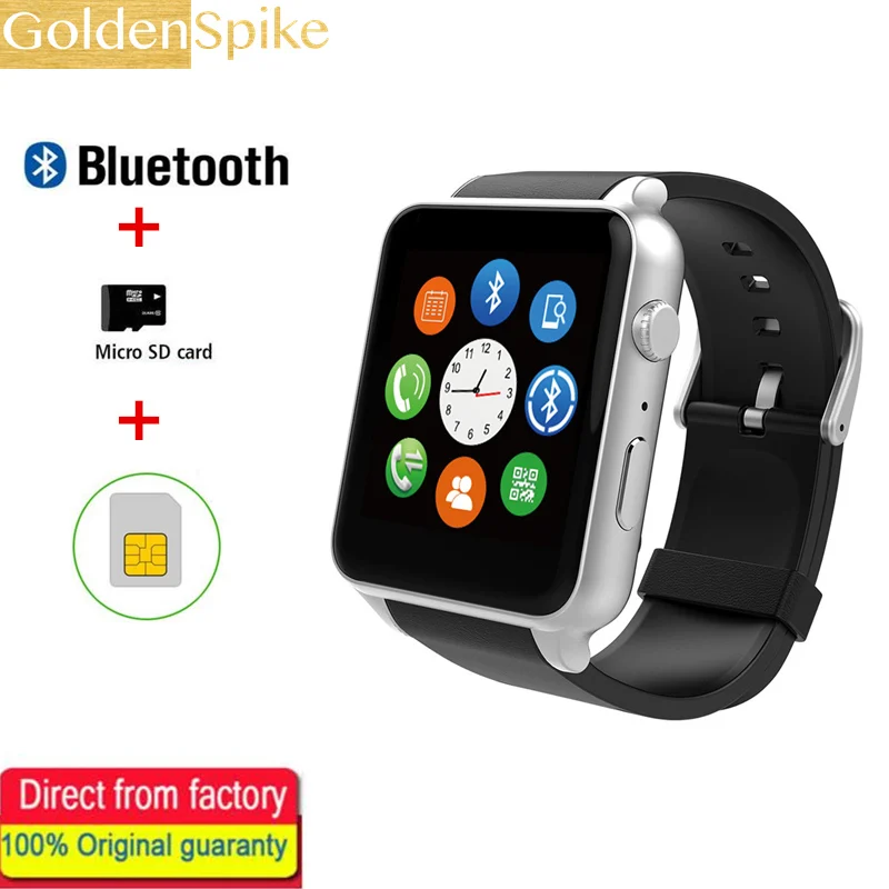

GSM SIM Card GT88 Bluetooth Sports Smart Watch with Camera Heart Rate Monitor Smartwatch for Android IOS Support Hebrew Dutch