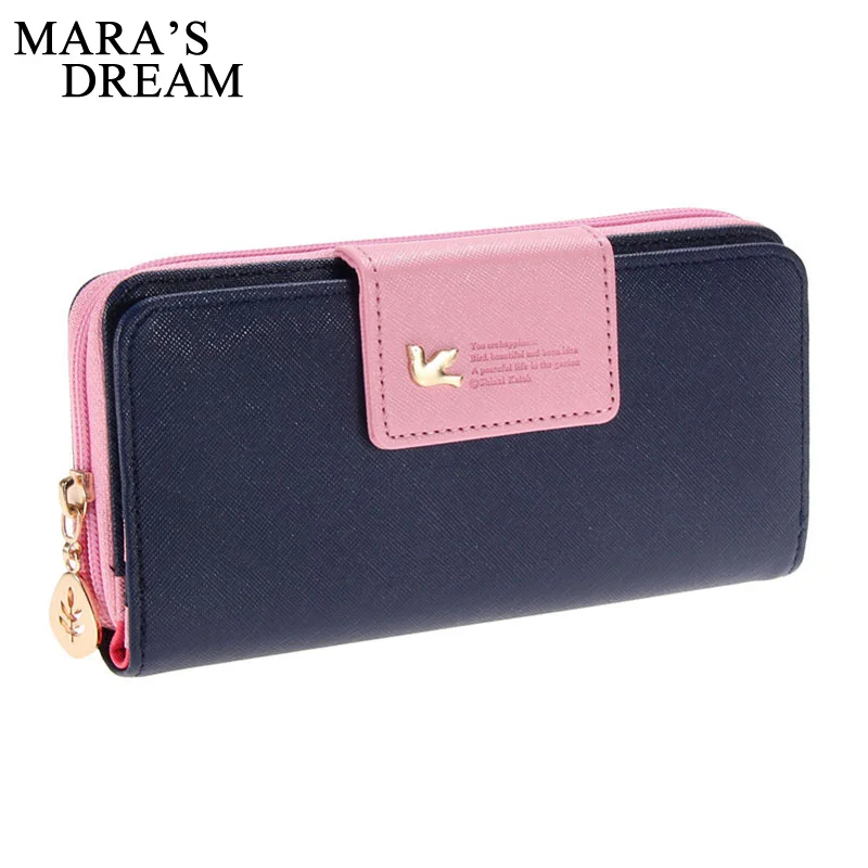 Mara's Dream Women Leather Wallet Women's Clutch Bag Hasp Wallet Zipper Long Purses Card Holder High Quality Bolsa Feminina Mara's Dream Women Leather Wallet Women's Clutch Bag Hasp Wallet Zipper Long Purses Card Holder High Quality Bolsa Feminina