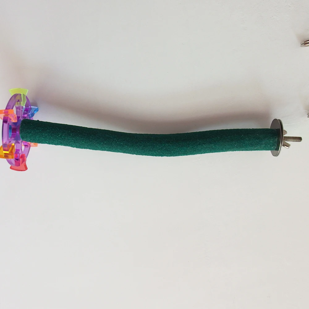 ShellSand Bird Perch Parrots Standing Bar Birds Safety Beak Toys With