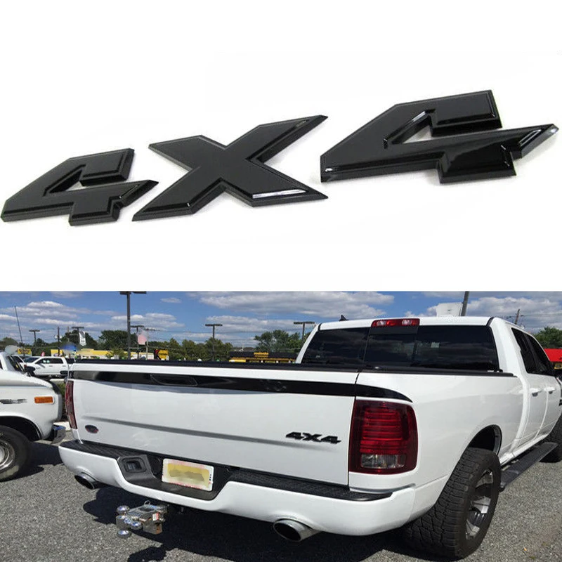 Наклейка для Dodge Ram 1500 4x4 Mopar табличка с названием автомобильная черная деталь
