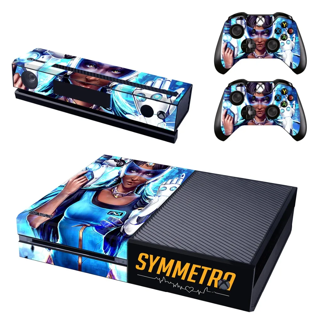 Новая кожа Стикеры из Symmetra таблички дизайн для Xbox One консоли и Kinect и 2 контроллера