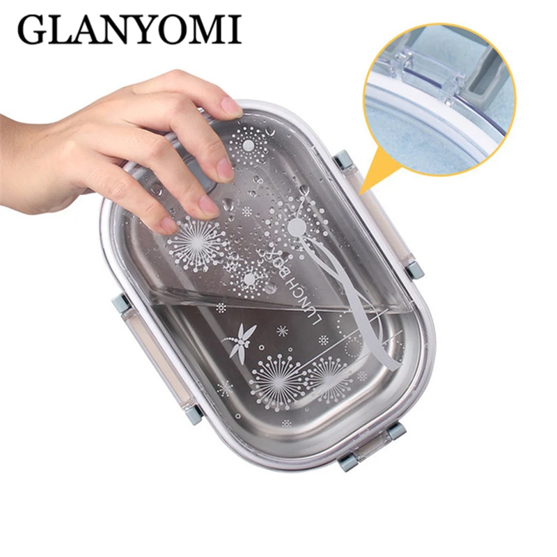 

Lunch Box Kids Bento Box Lunch Stainless Steel Compartment Picnic Camping Containers for Food Storage Lunchbox