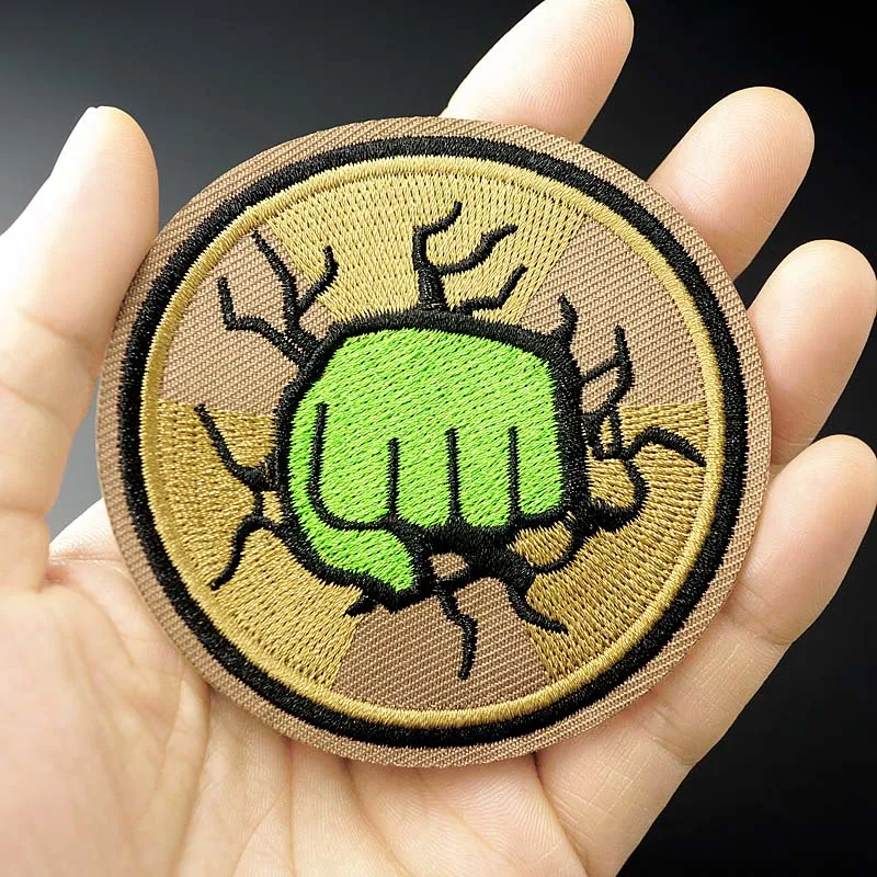 

Fist Size:7.8x7.8cm DIY Patch Badge Embroidered Cute Badges Hippie Iron On Kids Cartoon For Clothes Stickers