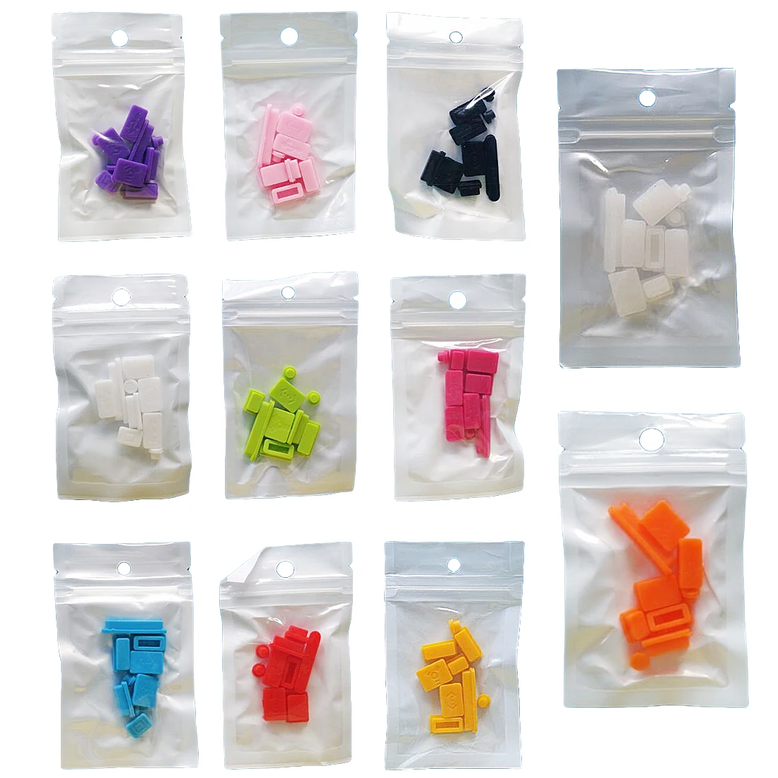 13pcs/set Colorful Silicone Anti Dust Plug Cover Stopper Laptop Dust Plug Laptop Dustproof USB Dust Plug Computer Accessories