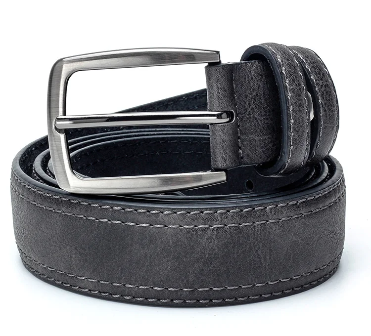 branded belt for men Men Vintage Belts For Jeans Luxury Split Leather Belt Men Famous Belt For Man Designer Belts With Vintage Style black belt with holes