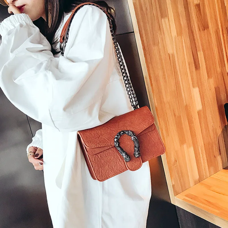 Women Fashion Design Chains Shoulder Bag Luxury PU Leather Female Mini Handbag Holiday Shopping Ladies Flap Crossbody SS3494 (2)