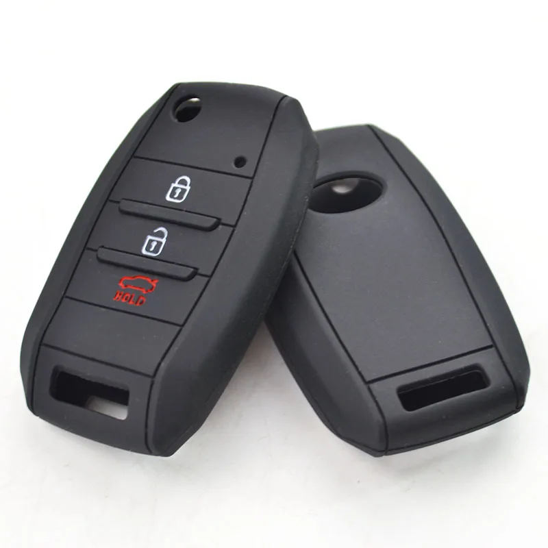 Silicone Key Case Cover For Kia Rio Kona Venga Ceed Carens Rondo Sorento Fob Silicone Key Case Cover For Kia Rio Kona Venga Ceed Carens Rondo Sorento Fob