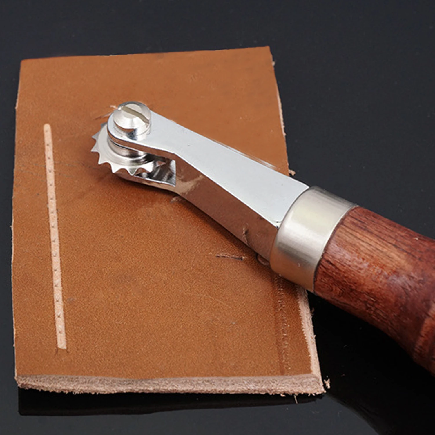 DIY Leathercraft кожаная маркировка оверстежка интервал швейный инструмент с 3 колесами отвертка для профессионального начинающего ремесленника