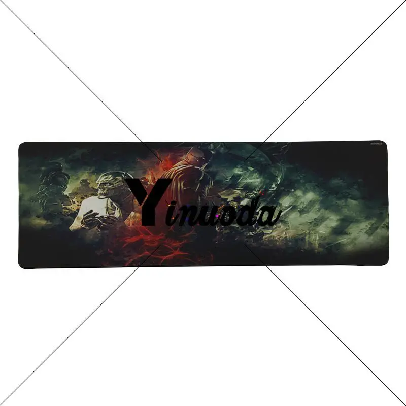 Yinuoda Non Slip PC Batman in Justice League DIY Design Pattern Game Large Gaming Mouse Pad Locking Edge Non-Slip Mouse Mat