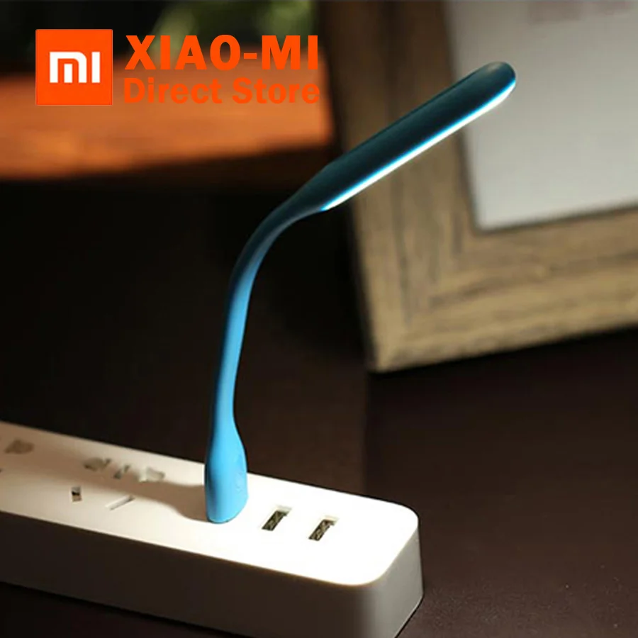 Оригинальный Xiaomi Mijia с переключателем USB свет LED для банка мощности/comupter