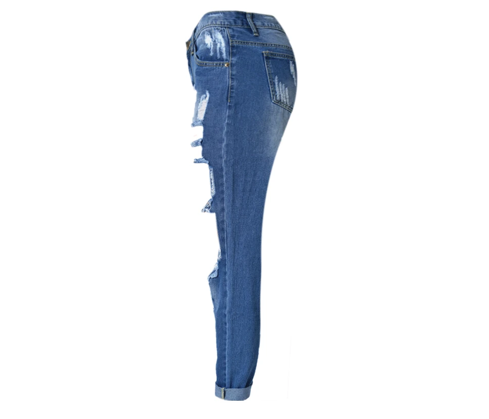 2017, quick sell through, ebay, hot, burst, Russian women, holes, cowboy, loose, straight nine pants, selling, supply (59)