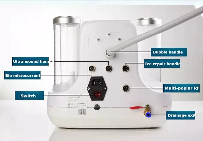 Питьевая 7 в 1 гидродермабразия вода пузырь вакуумный пилинг кожи гидро лица