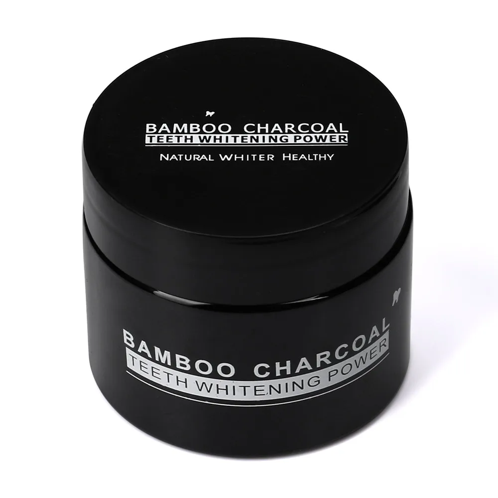 

Toothpaste Teeth Whitening Powder Natural Organic Activated Charcoal Bamboo Toothpaste Double-Effective Protective Formula White