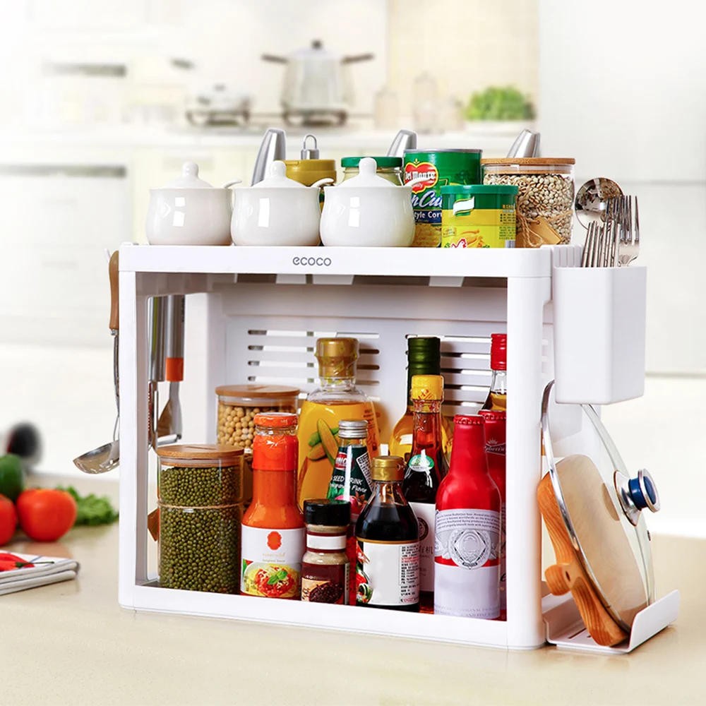 Kitchen Storage Rack Kitchen Storage Tool Hanging Hooks Chopsticks Cutting Board Holder Spice Rack Kitchen Organizing Tool