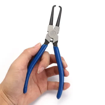 

Carbon Steel+Blue PVC Handle Car Joint Pliers Fuel Hose Pipe Buckle Removal Tool Pliers Fuel Filter Caliper Fits for Benz/VW/BMW