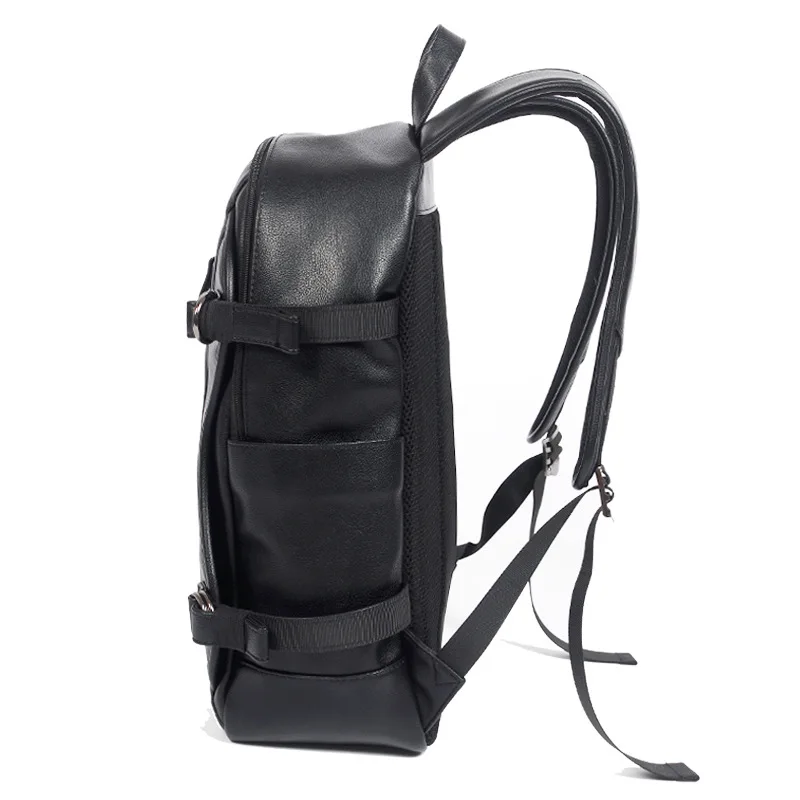 Модные рюкзаки с Usb зарядкой из искусственной кожи, водонепроницаемые мужские школьные сумки, школьные рюкзаки большой емкости