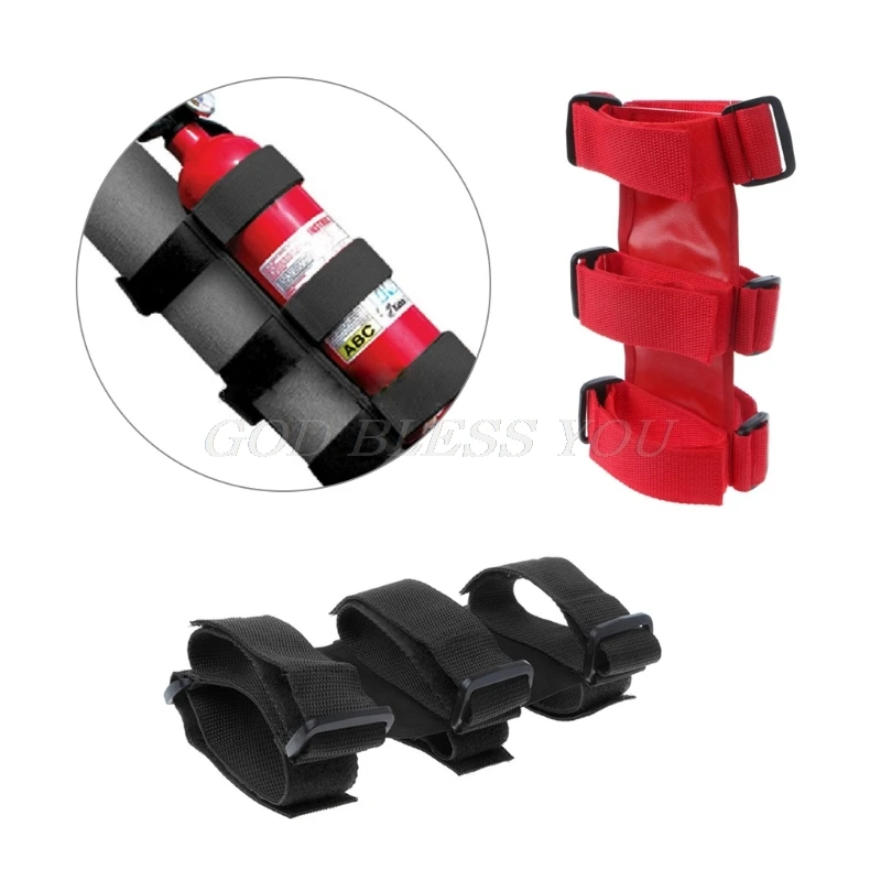 

Nylon Bar Fire Extinguisher Holder Strap Safety Protection Kit for Jeep Wrangler