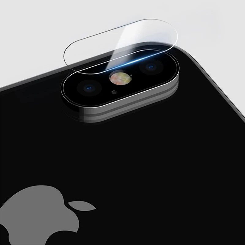 

Anti-scratch Camera Lens Tempered Glass For iPhone XS Max XR X 8 7 Plus 9H Clear Seamless Full Cover Film Protective Back Glass